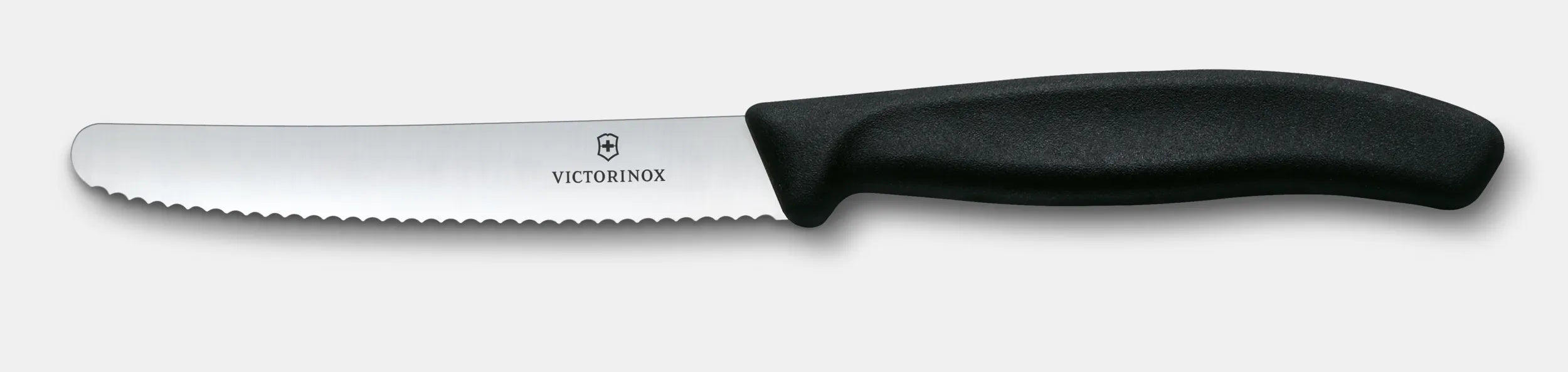 Victorinox 4½" Wavy Rnd BLACK