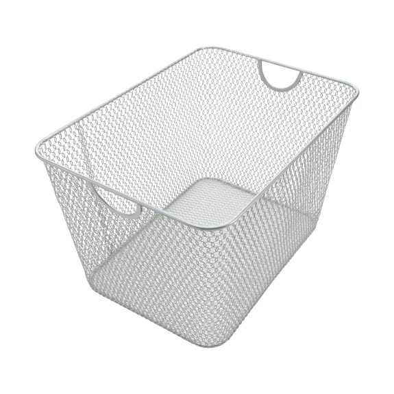 Mesh Basket 15x12x11 Silver YB