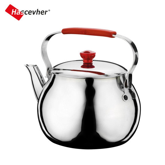 Kettle SS 3.5 Liter Red Hascev