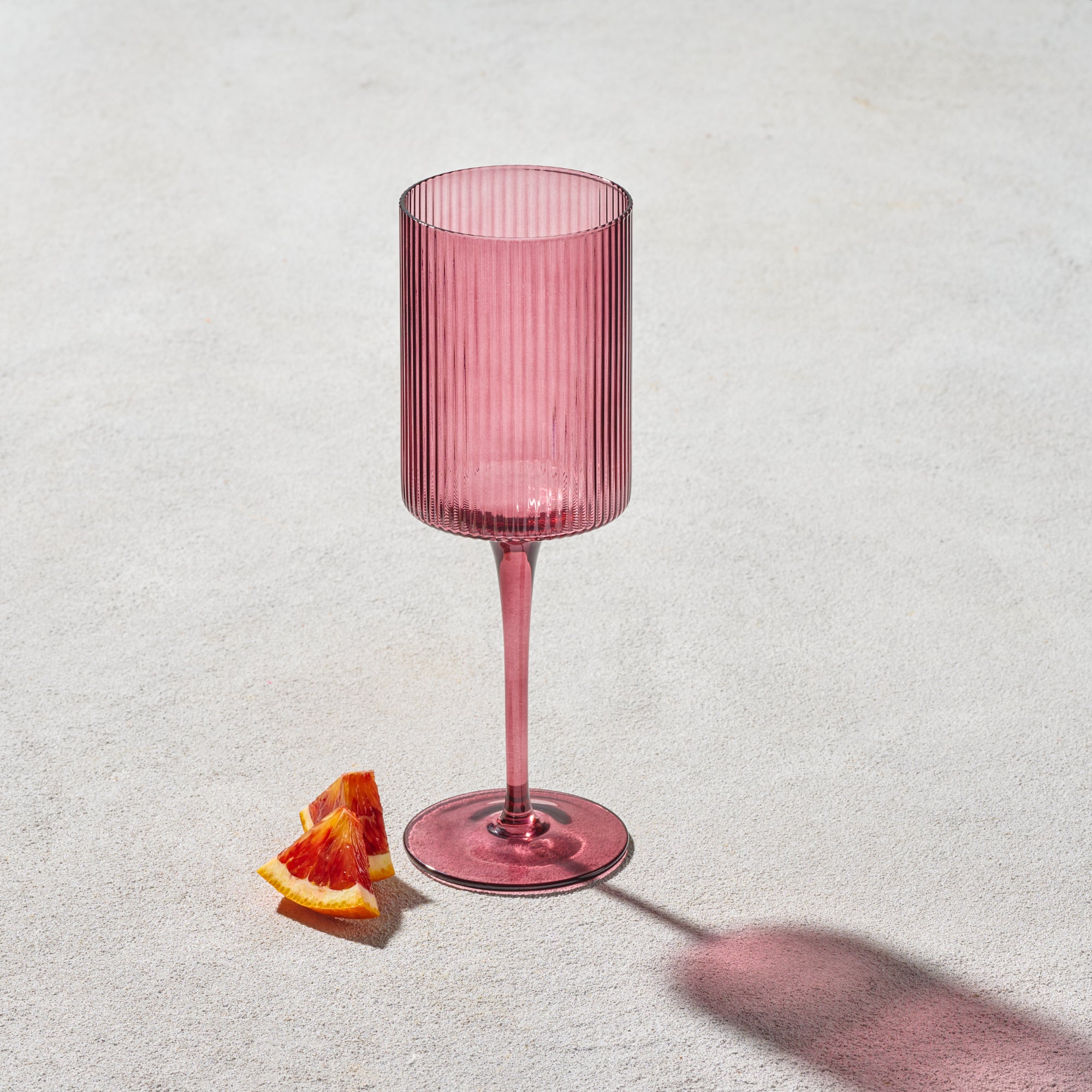 Malibu 11oz Stem Goblet Amber