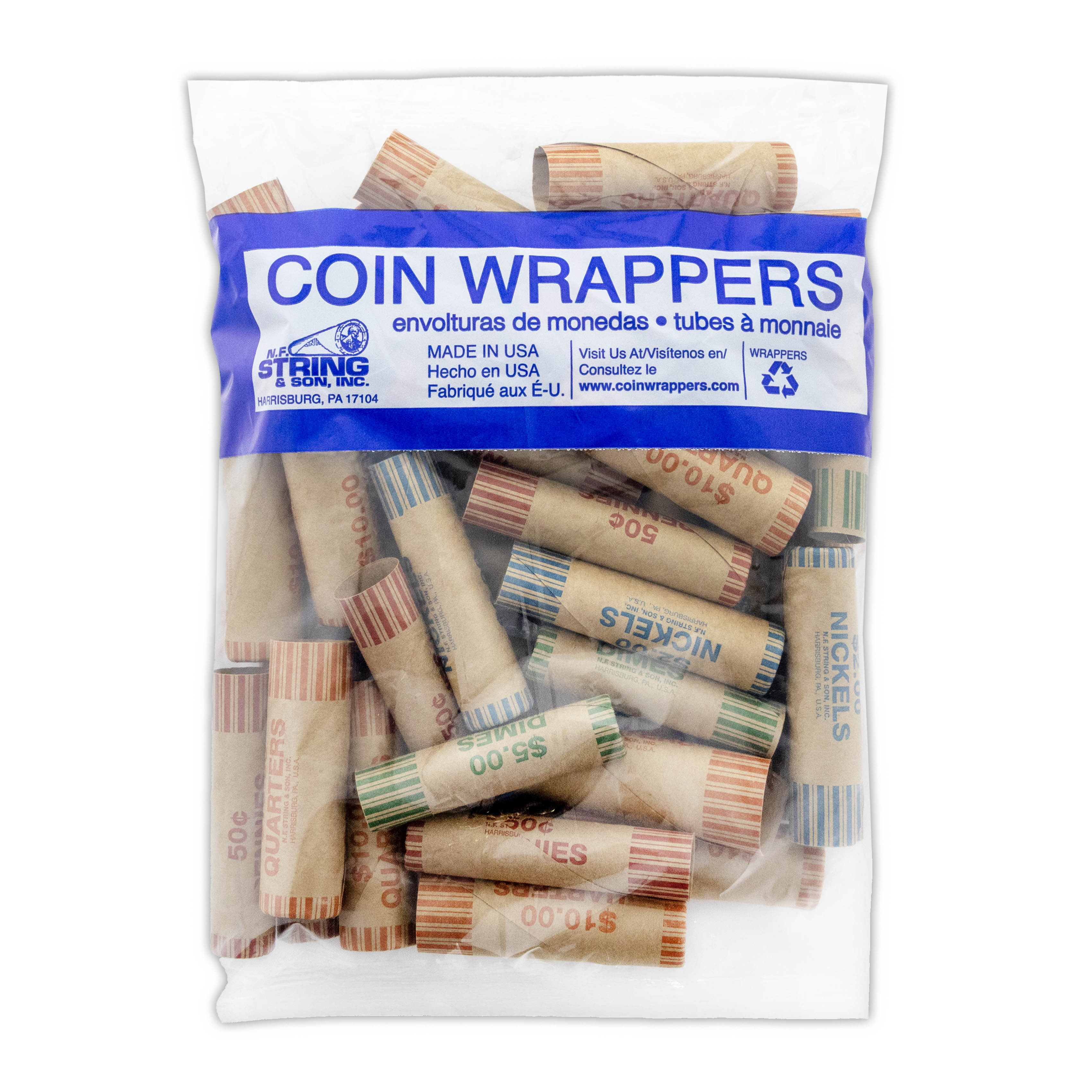 Coin Wrappers Assorted Bazic