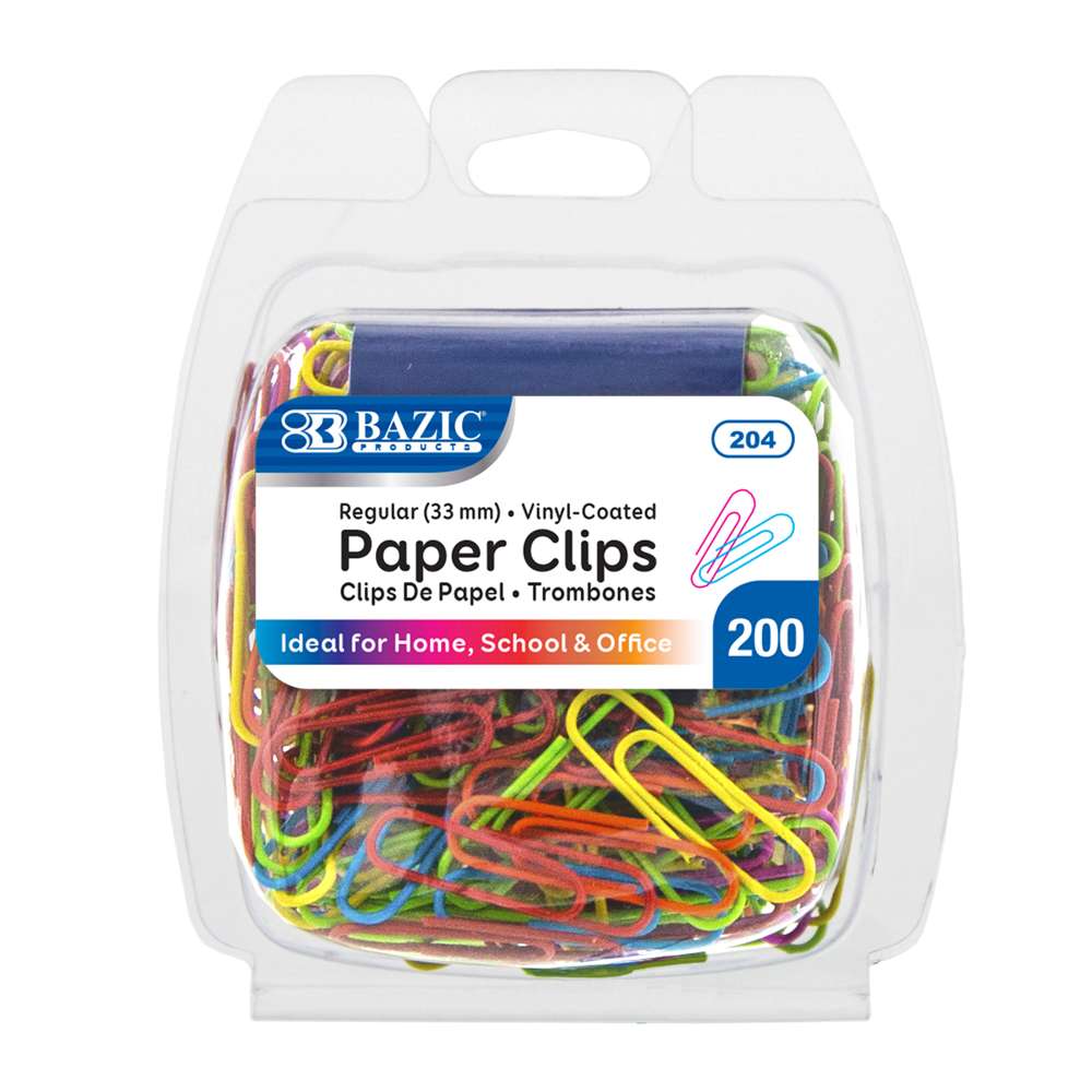 Paper Clips #1 Colored 200ct.