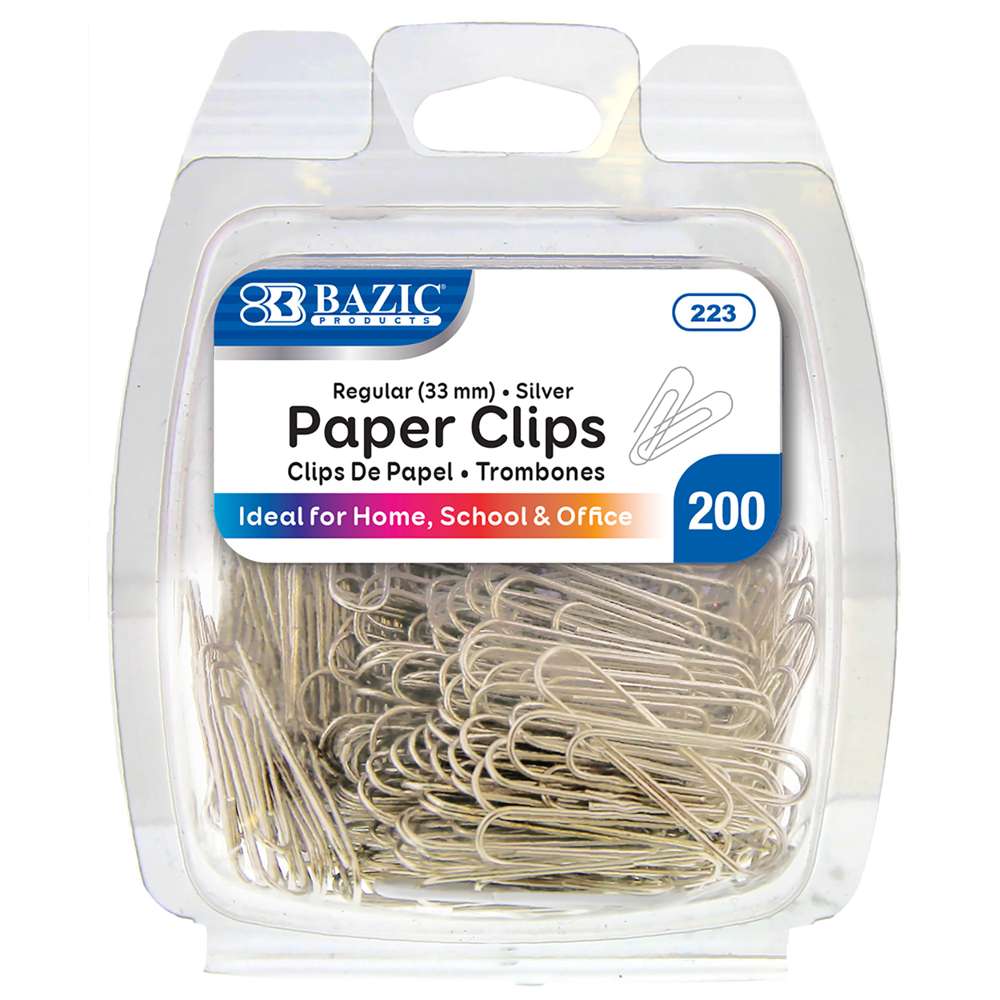 Paper Clips #1 (33mm) 200ct.