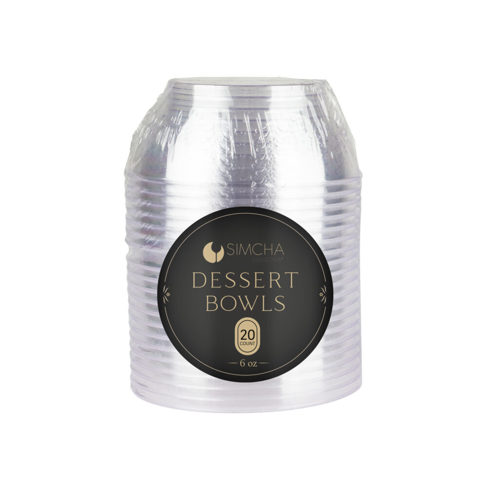 Scroll Bowl 6oz.Simcha 20ct.