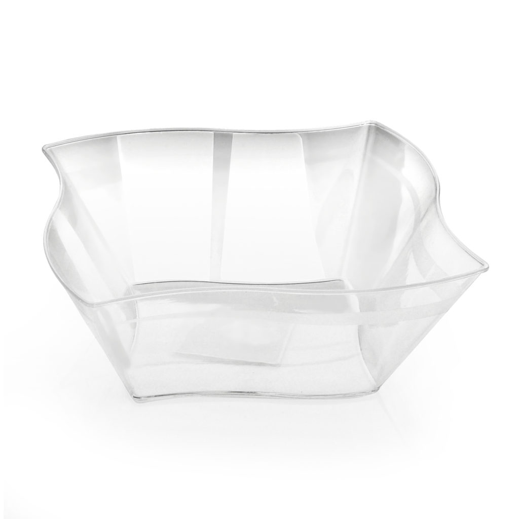 90oz Square Wave Salad Bowl