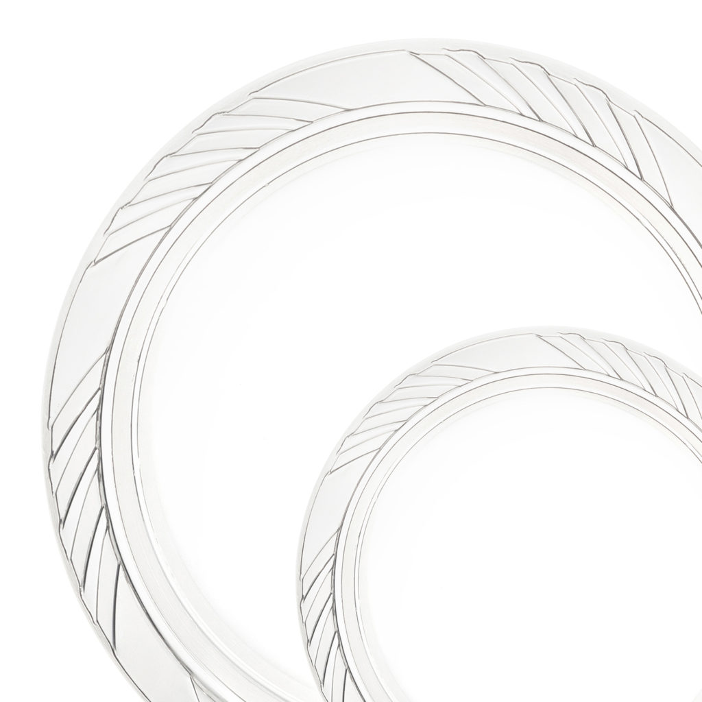 6" Clear Plastic Plates 40ct.