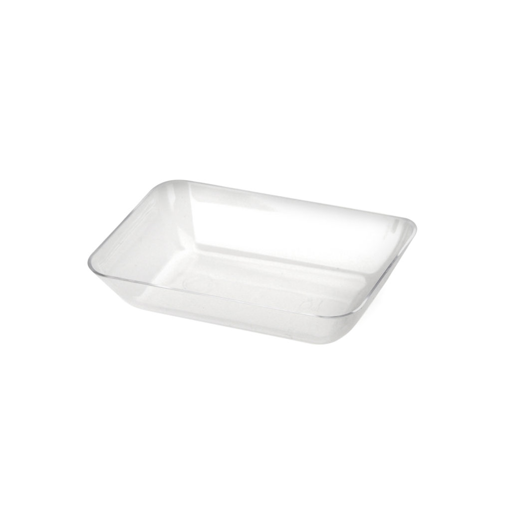 Mini-Ware Rectangle Clear Plat