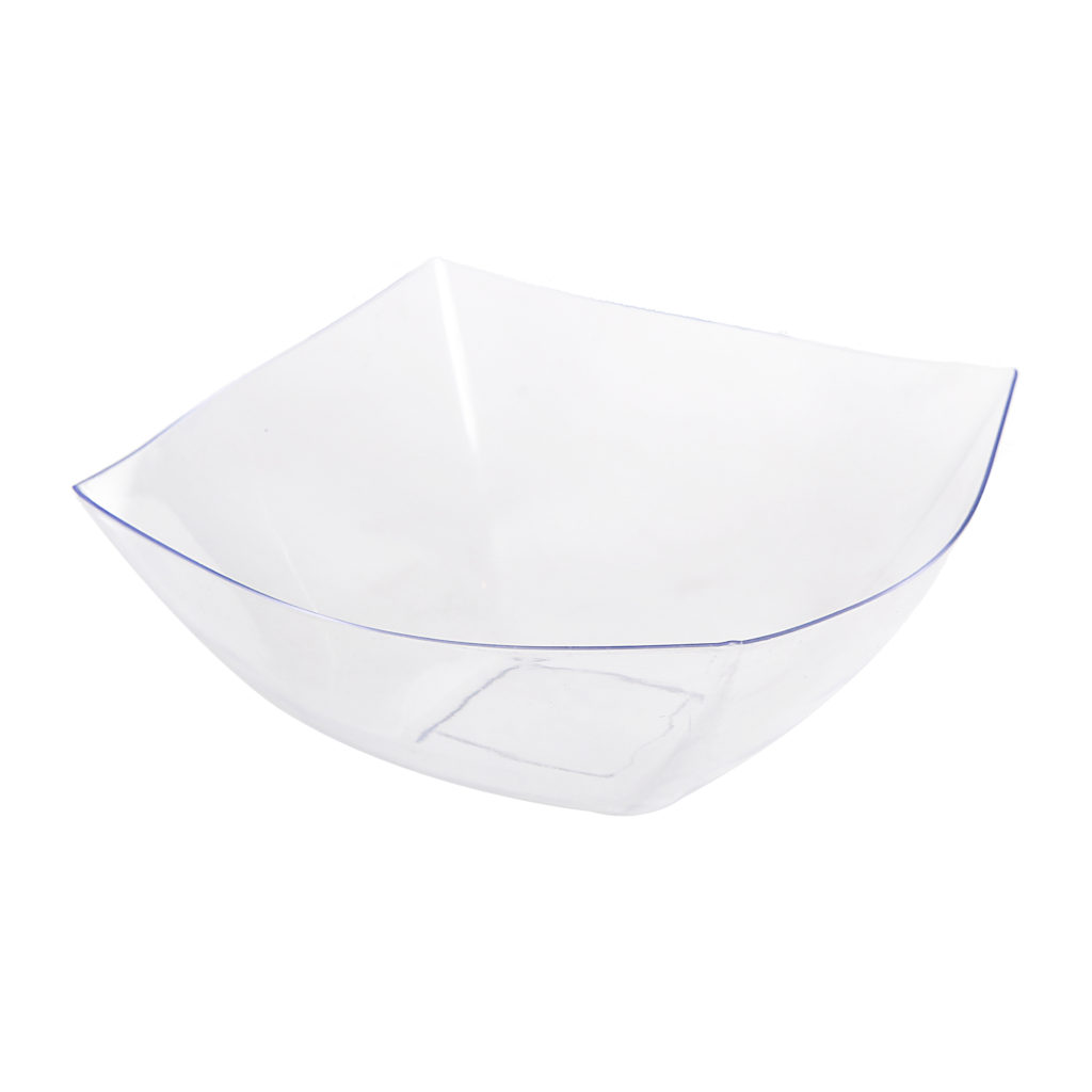 Square 64oz Bowl Clear