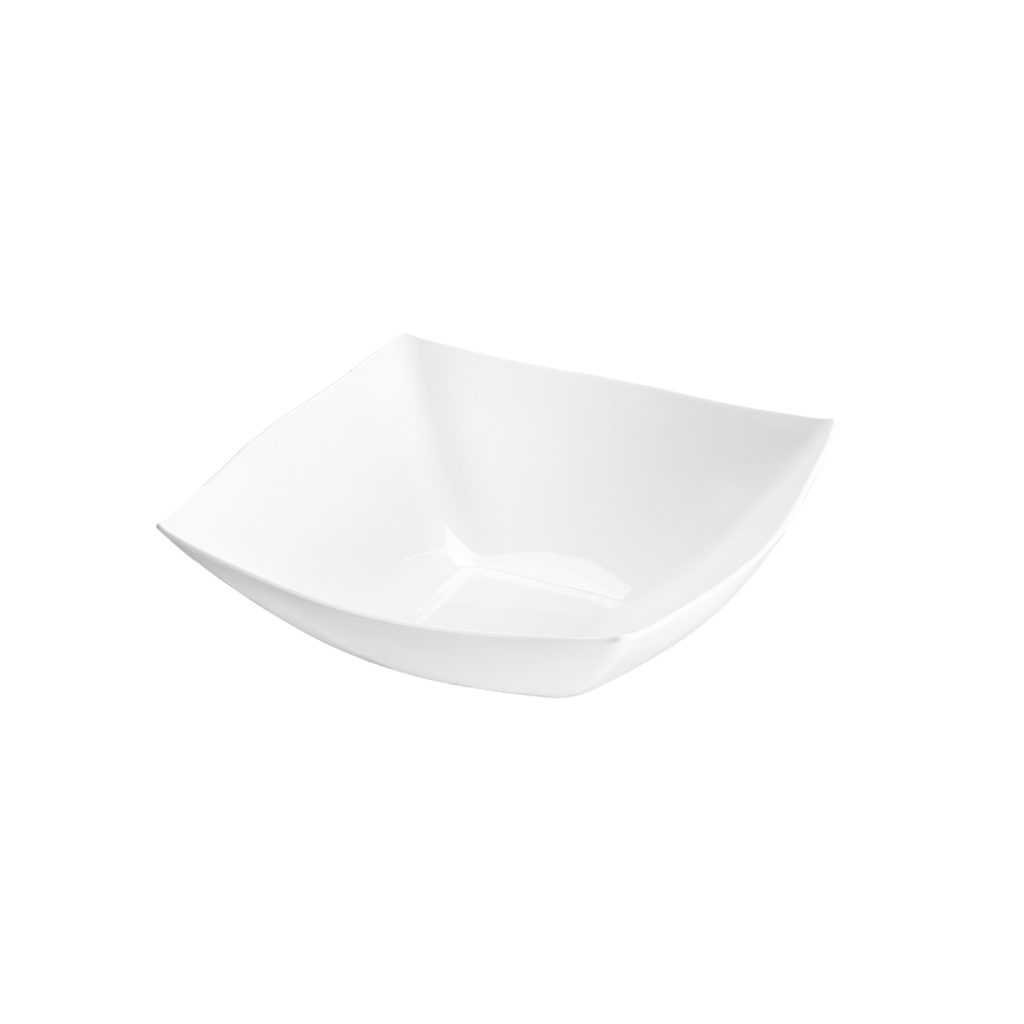Square White Bowl 16oz 4pk.