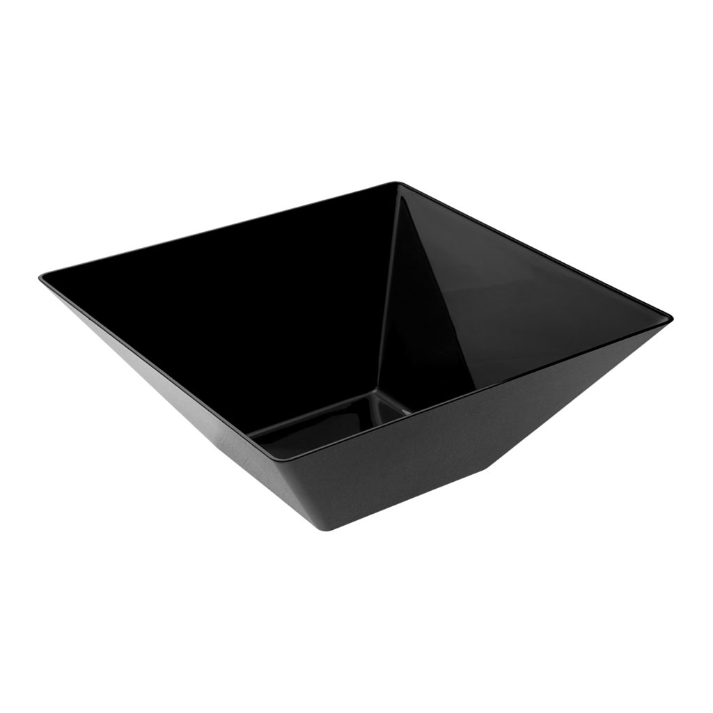 Square Bowl 3 Quart Black