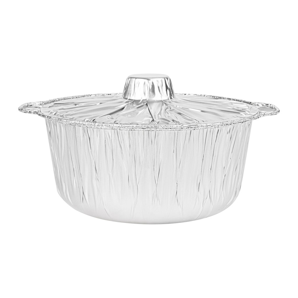 Disposable Pot Medium w/Lid 2p