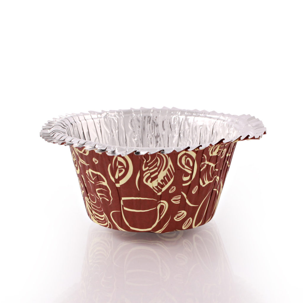 Baking Cup Ruffle Coffee 24ct