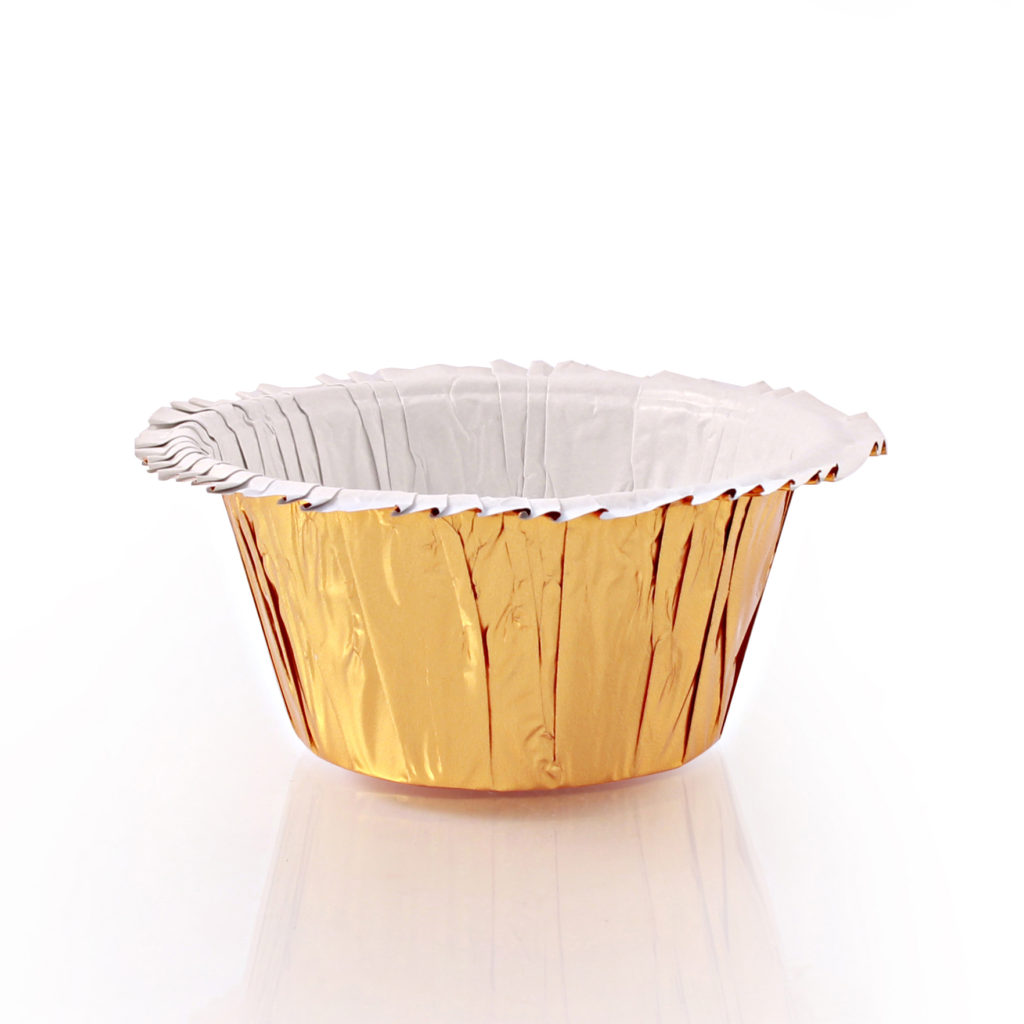 Baking Cup Foil Gold Ruffle 16