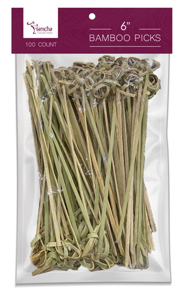 Bamboo Knot Picks 4"+" 100ct