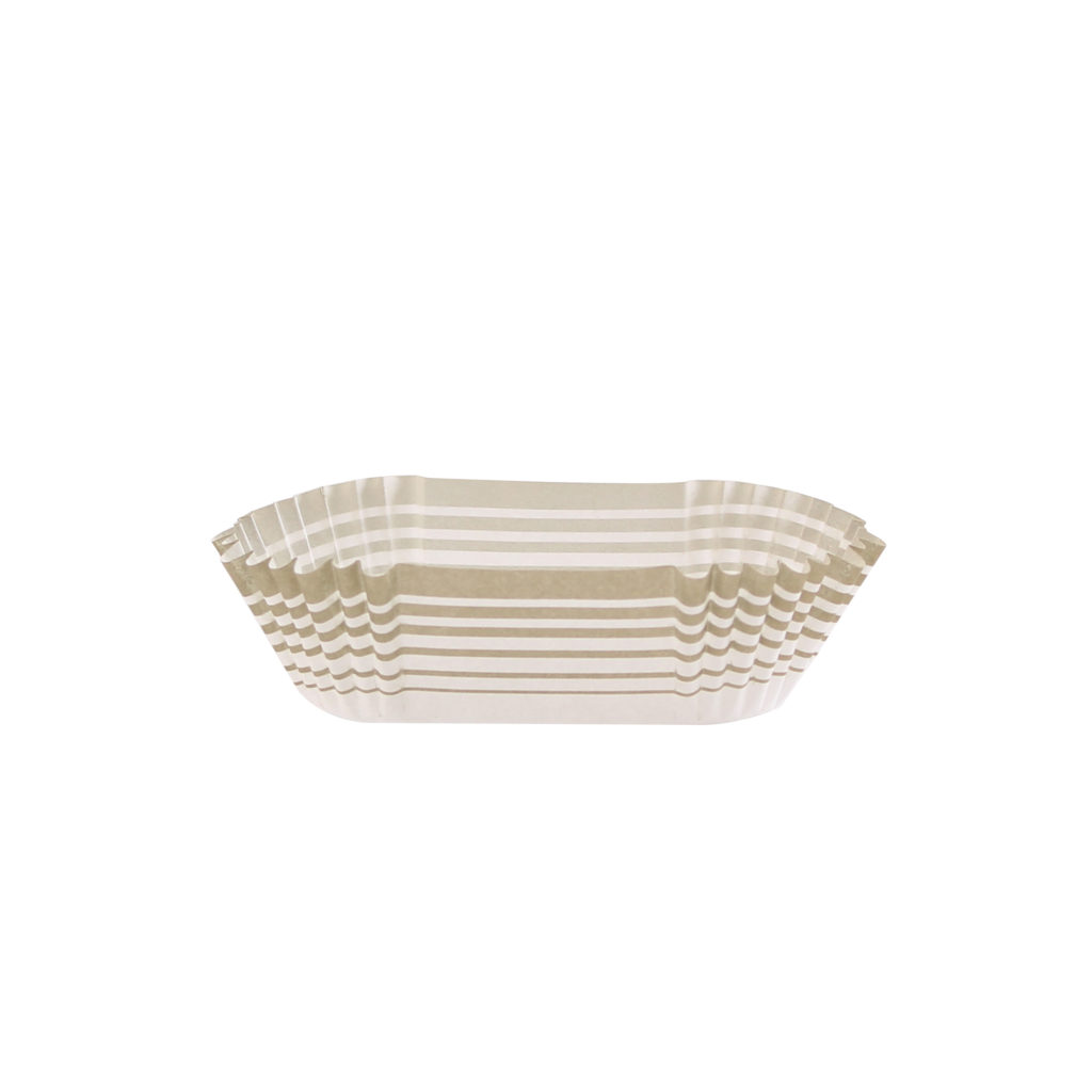 Oval Baking Cup Gold Small 72c