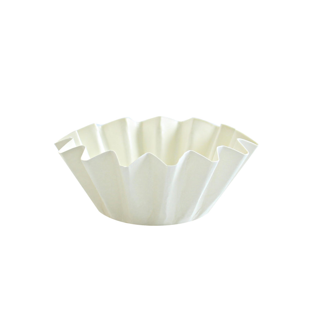 Floret Baking Cups SM 24ct.Whi