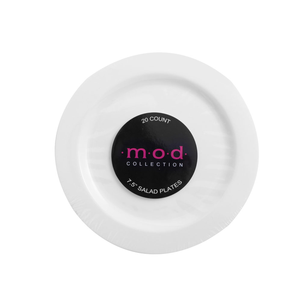 mod 7.5" Plate White 20ct