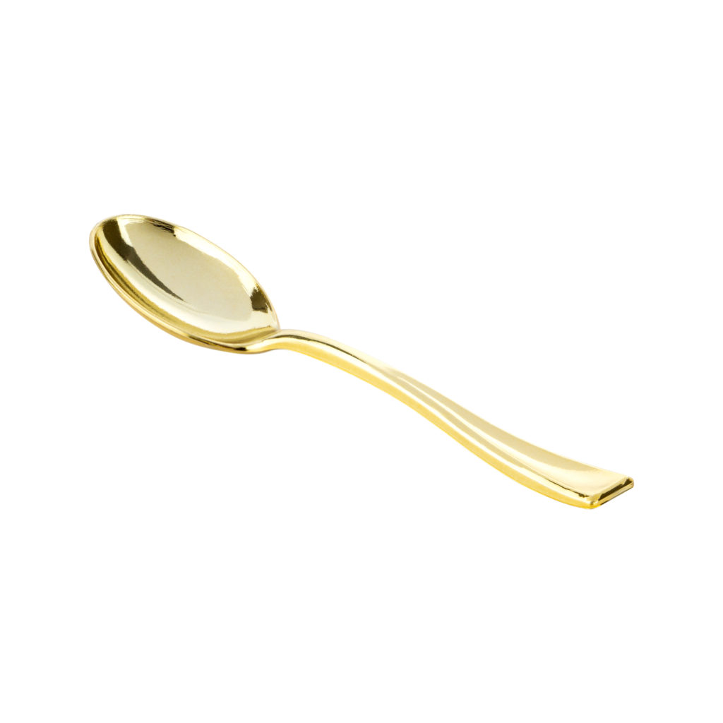 Mini Gold Spoon 40pk BS