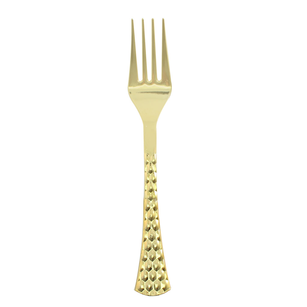 Hammered Fork 20pk GOLD
