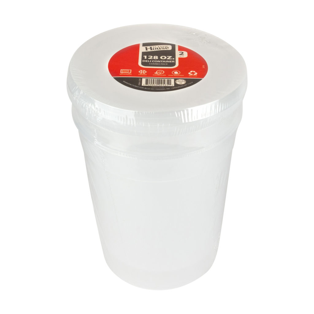 Disposable Container 128oz 2ct