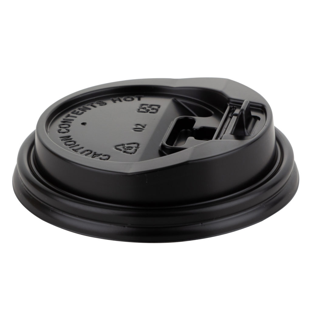 Hot Cup Lid BLK 8/10oz 40ct