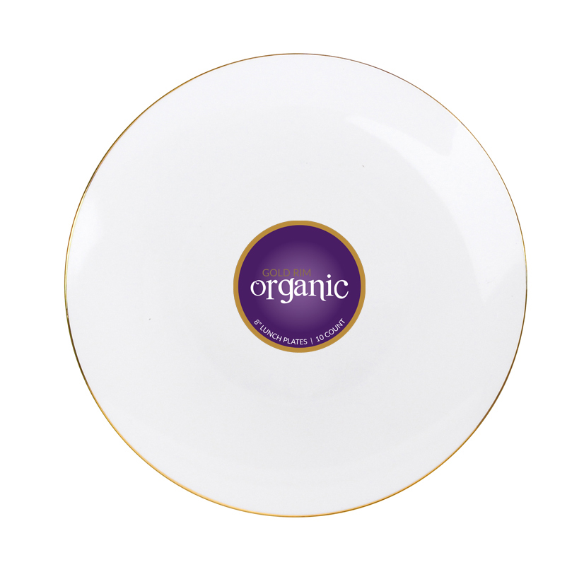 Organic 7.5" 10c White GOLD RI