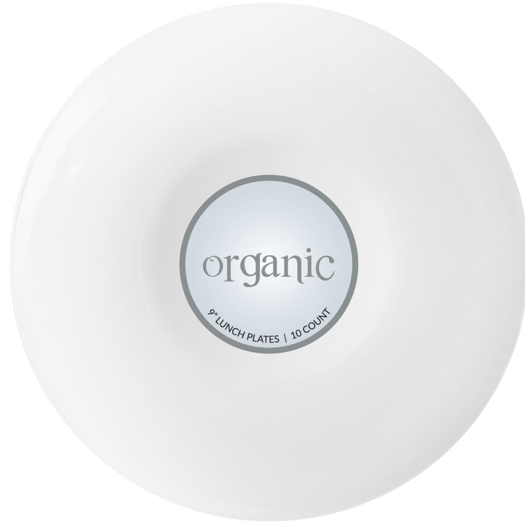 Organic 9" 10ct WHITE