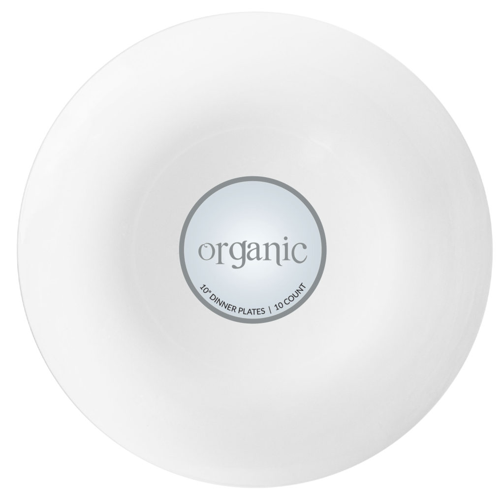 Organic 10" 10ct WHITE