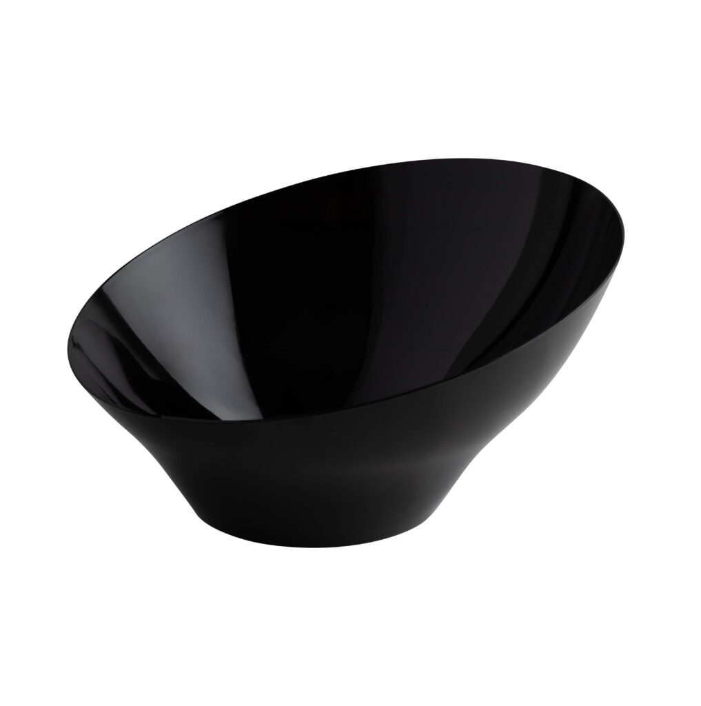 Angled Bowls Lrg Black