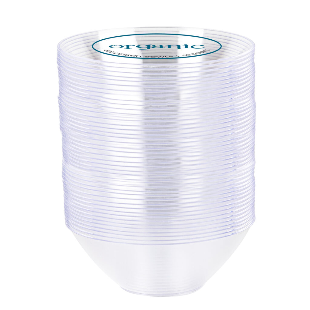 Organic 6oz Bowl 50ct Clear