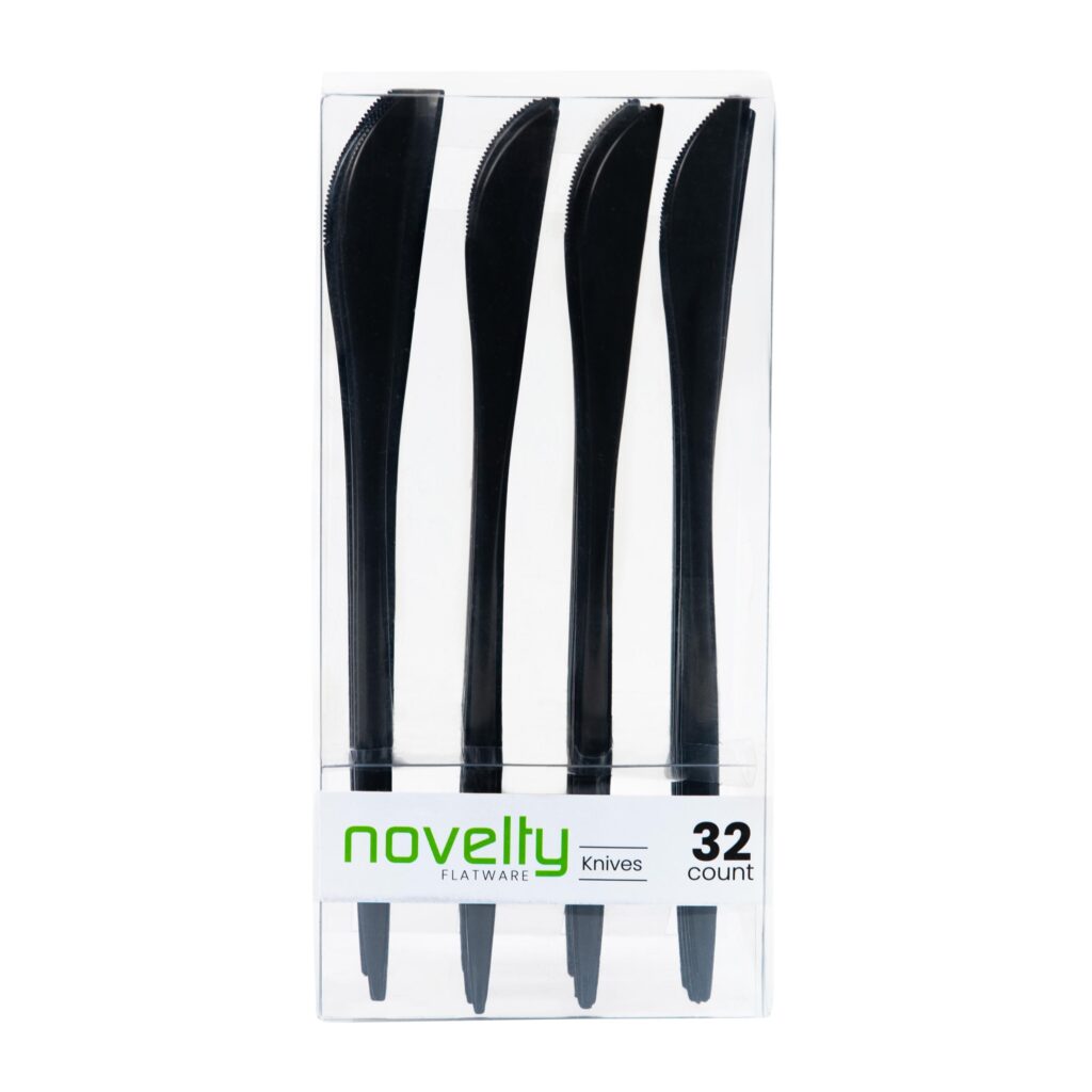 Novelty Black Knife 32ct