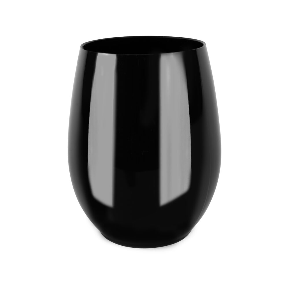 Stemless Goblet 12oz 6ct Black