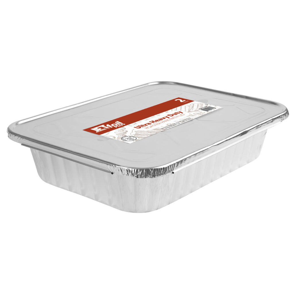 Foil Pan 10"x16" roaster+L-2pk