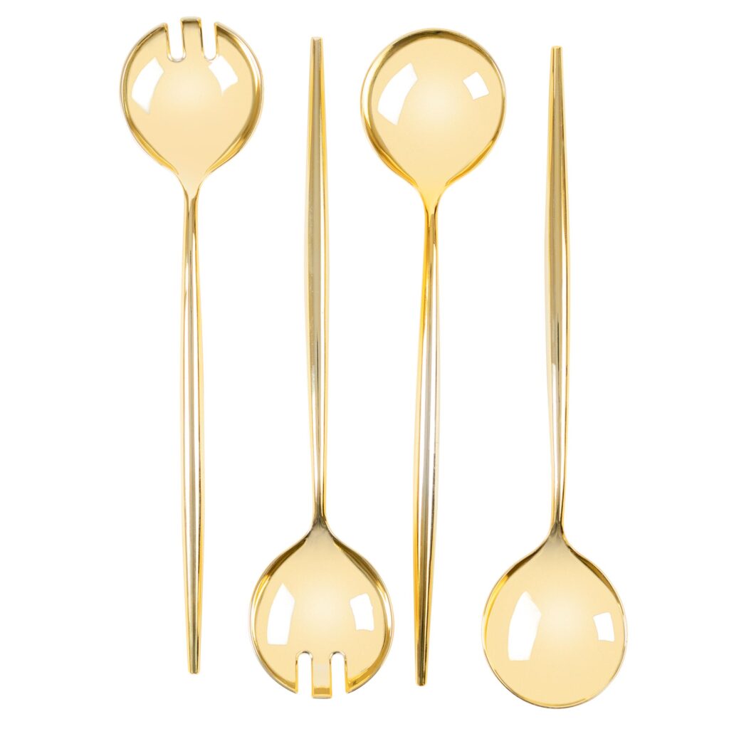 Novelty Gold SaladServers2Set