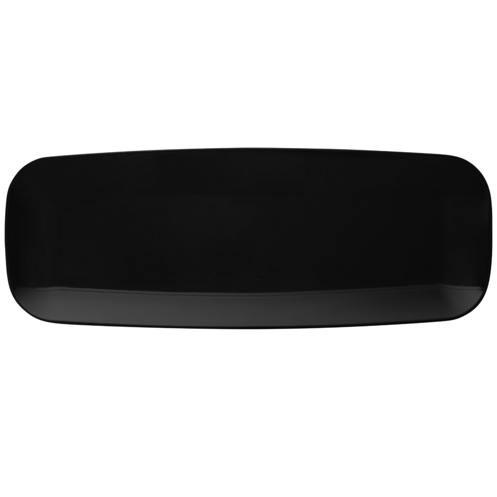 Organic 6½x17½ Platter BLK 2ct