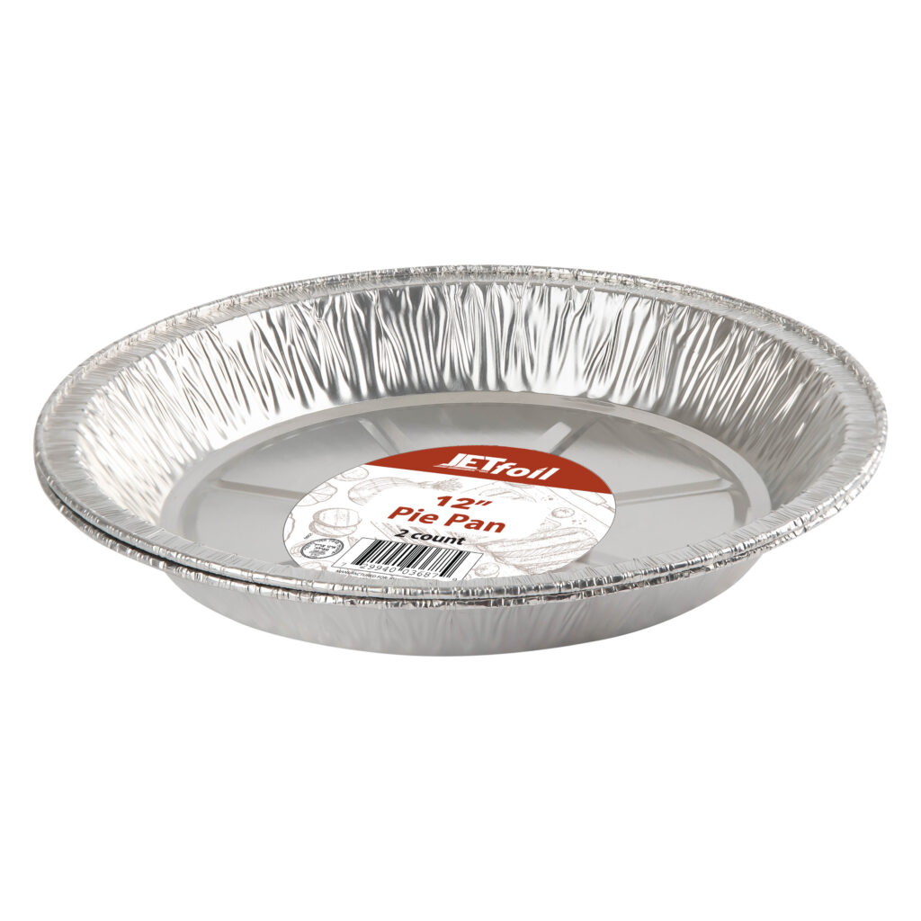 Foil Pan 12" Pie Pan 2ct