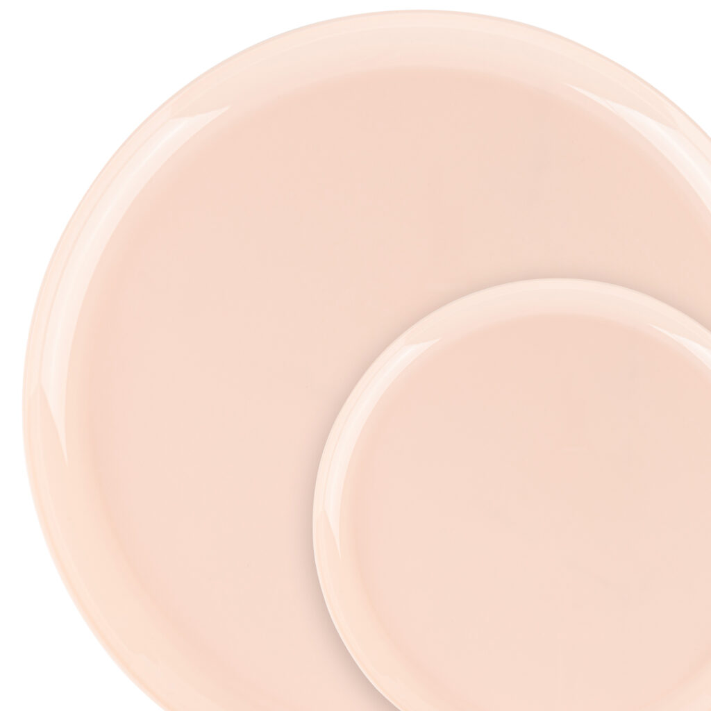 Edge Plates 8" 10ct pink