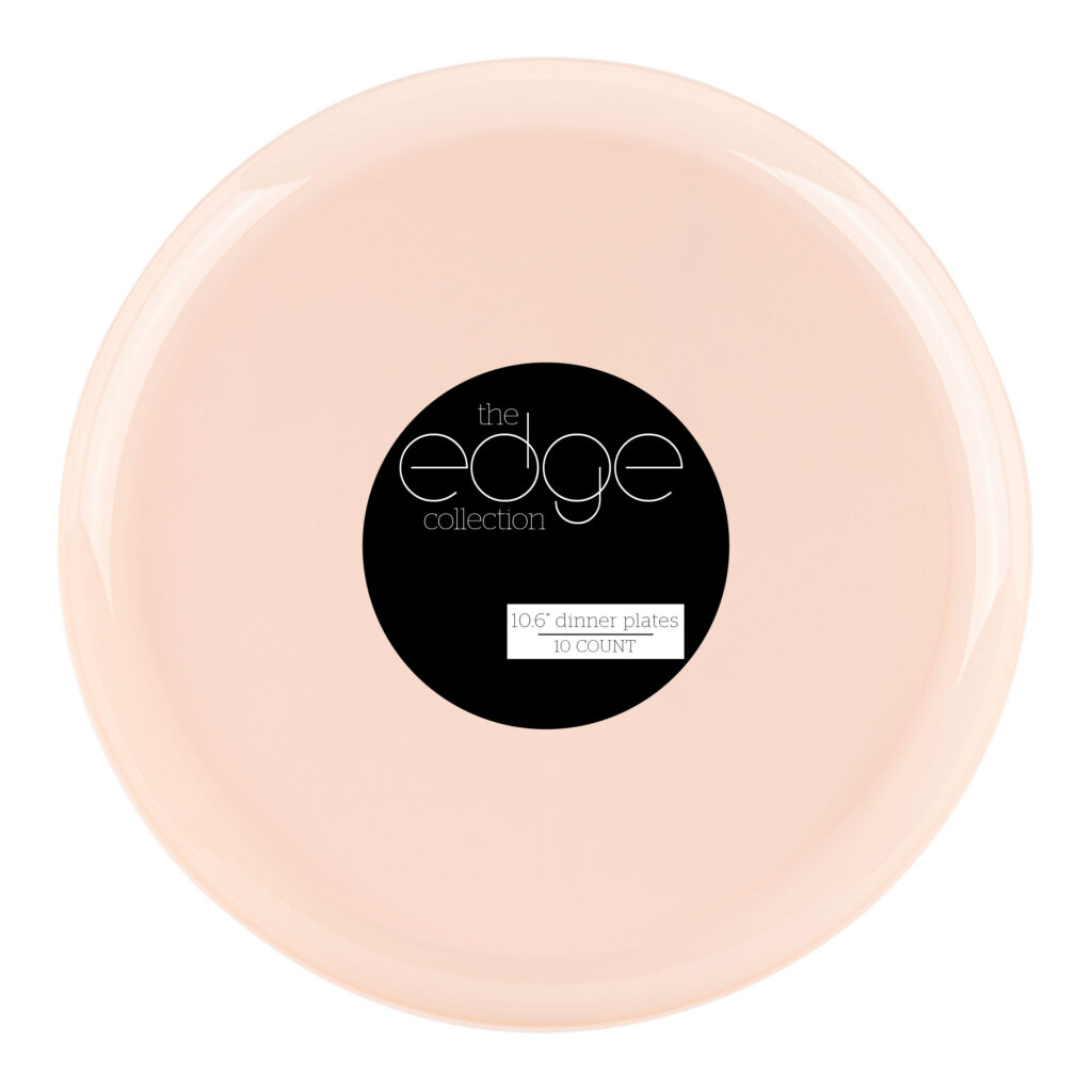 Edge Plates 10" 10ct pink