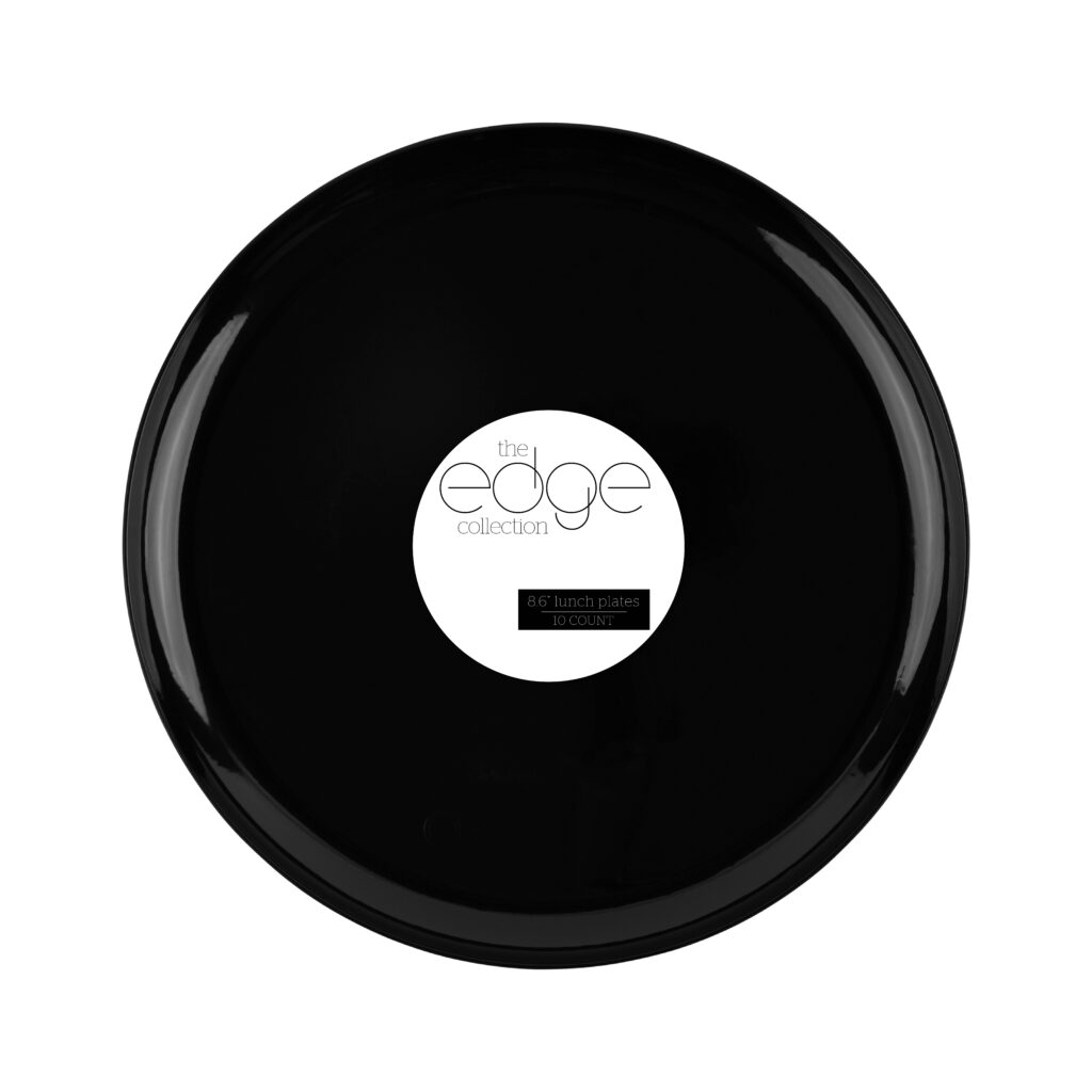 Edge Plates 8.6" 10ct Black