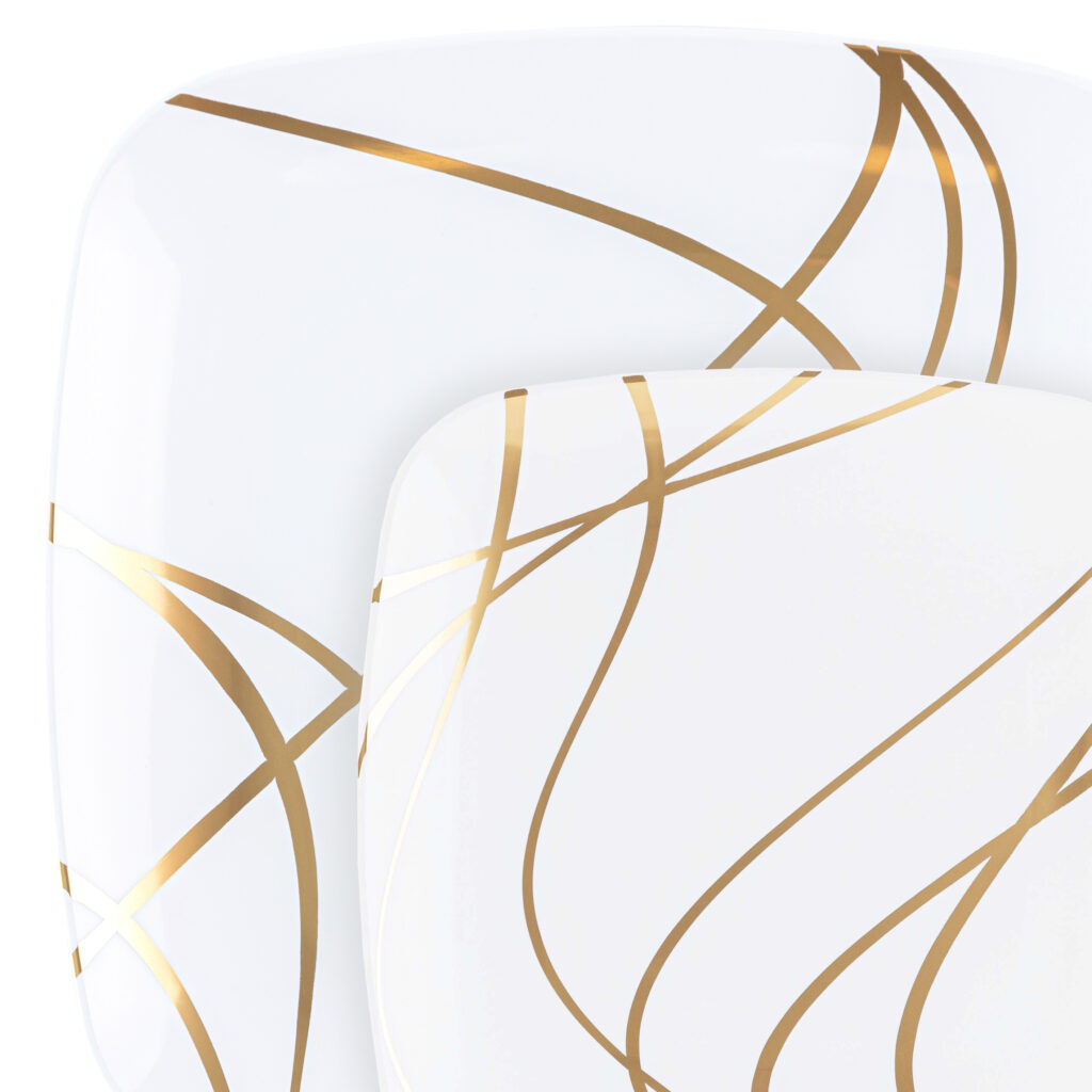 Impulse Square ComboWh/Gld 32c