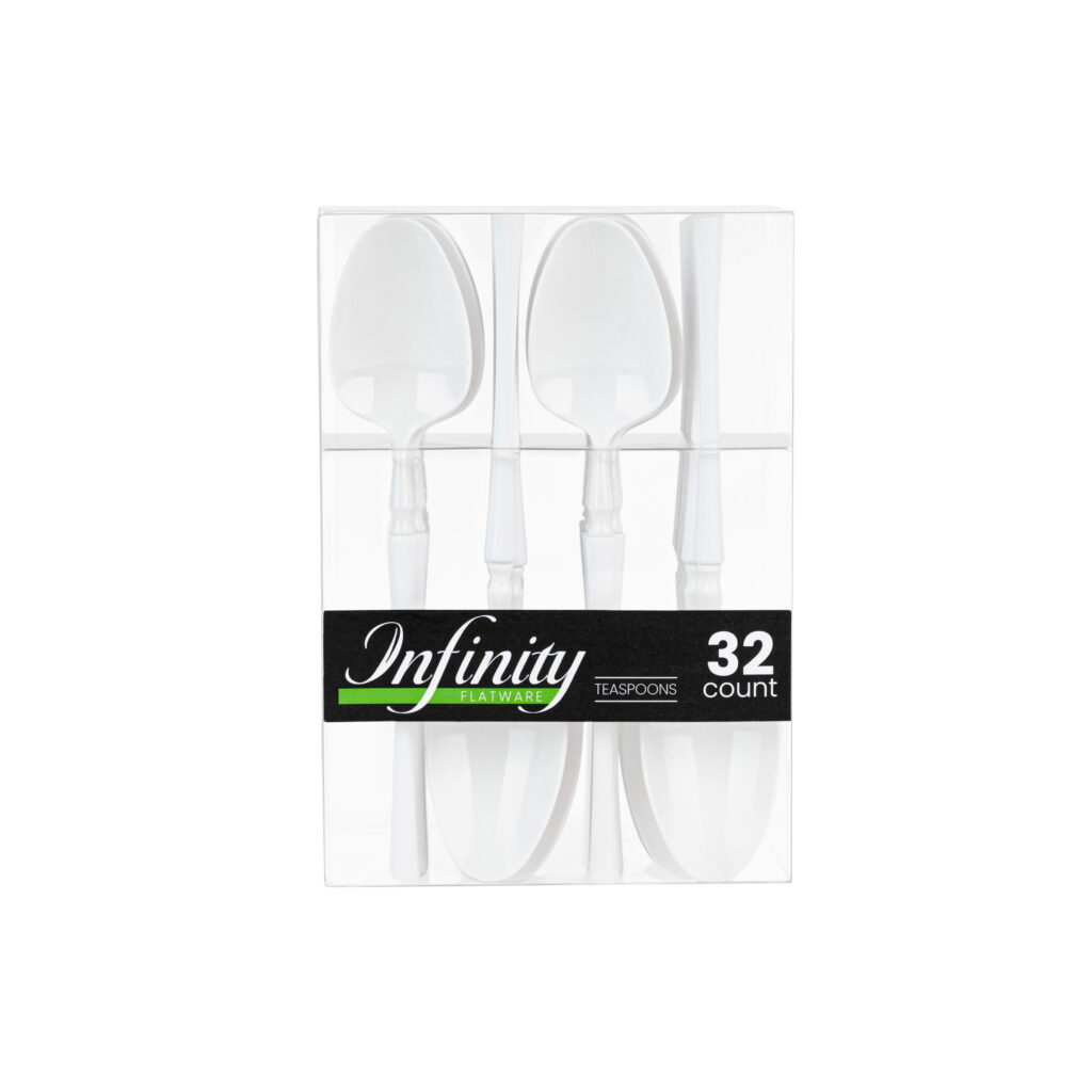 Infinity White Teaspoon 32ct.