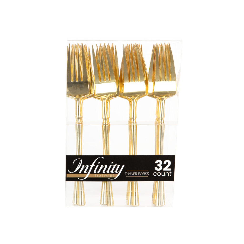 Infinity Gold Dinner Fork 32ct