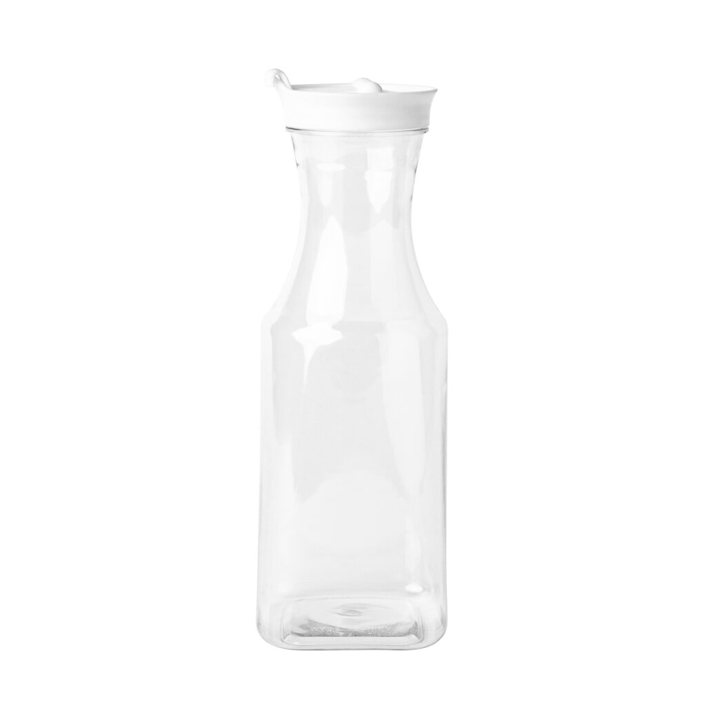 Pitcher Square 34oz White Lid