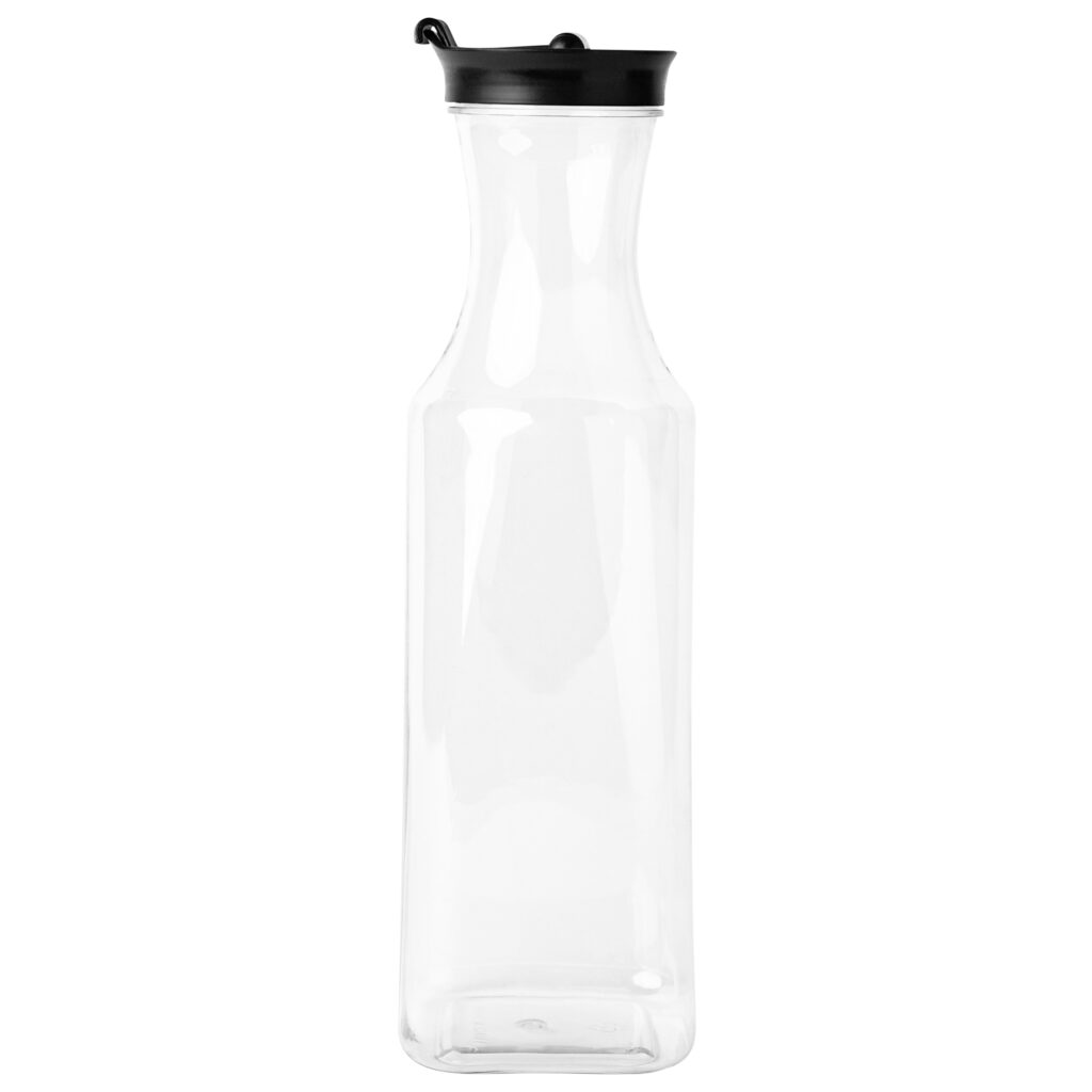Carafe Square w/Lid Plastic BS