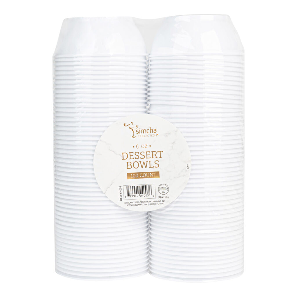 6oz Dessert Bowl White 100ct.
