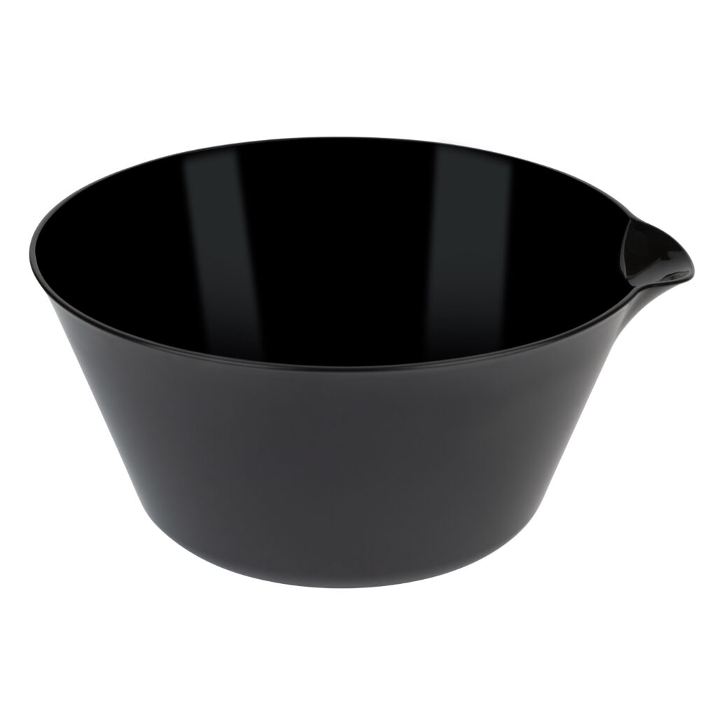 Bowl With Spout 120oz Black