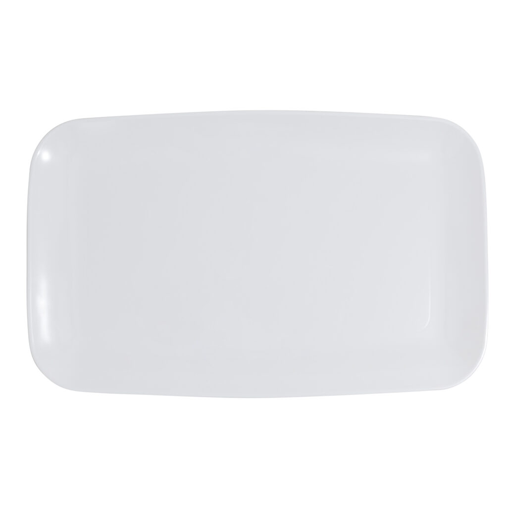 11"x18" Tray White Organic 1ct