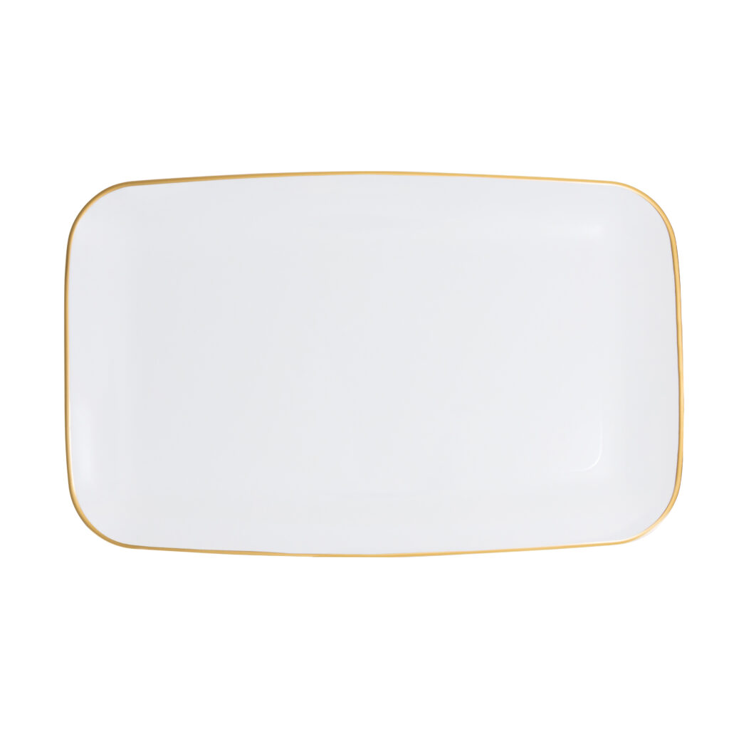 11"x18" Tray Wht/G Organic 2pk