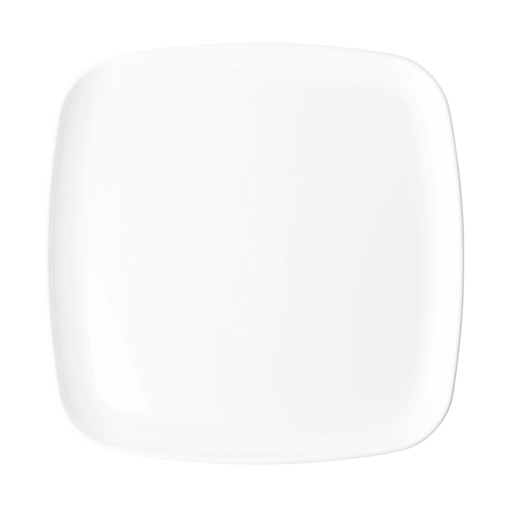 Tray 12" Sq Organic Wh 2ct