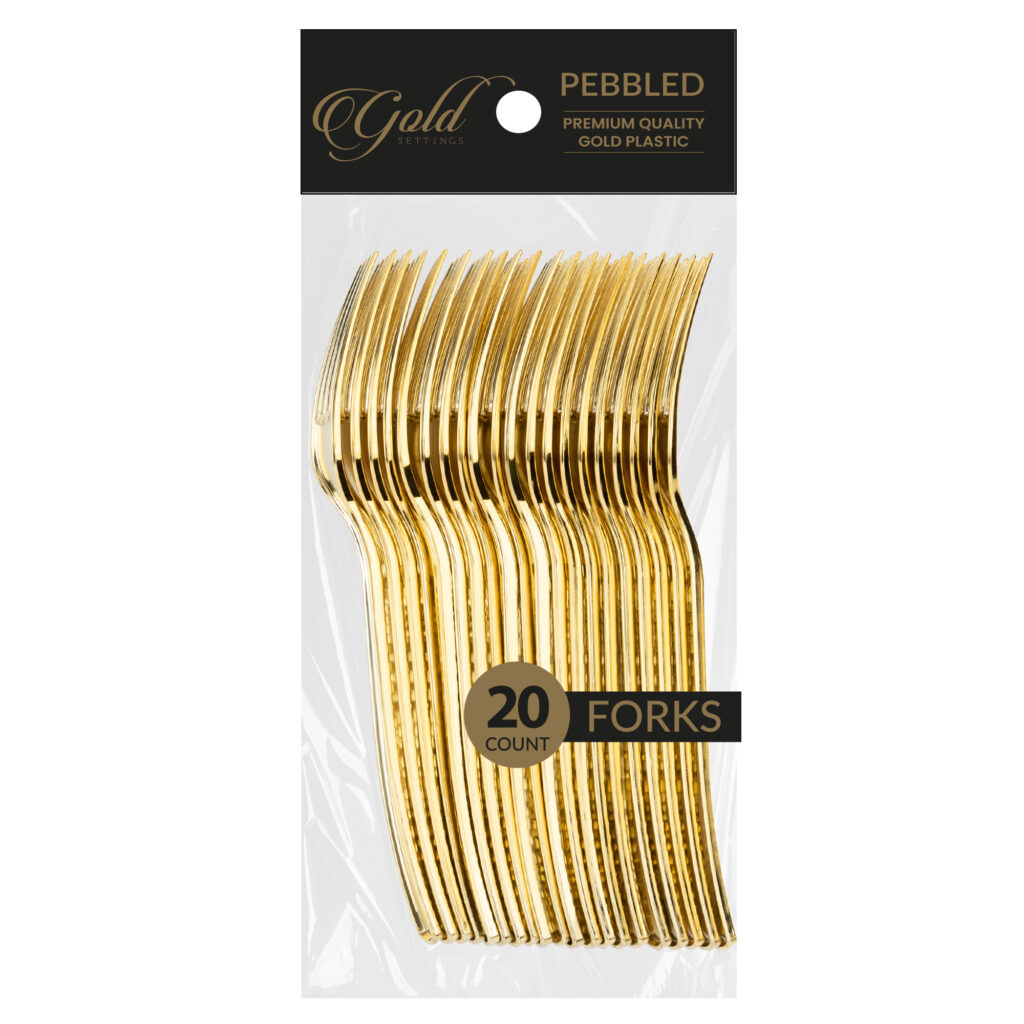 Pebble Gold Fork 20ct